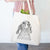 Chester the Red Tick Coonhound - Tote Bag