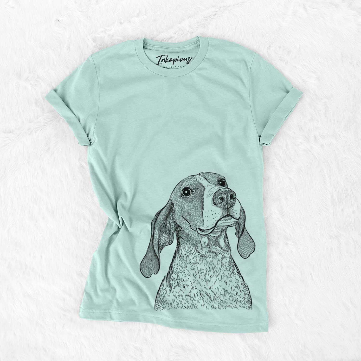 Bare Chester the Red Tick Coonhound - Unisex Crewneck