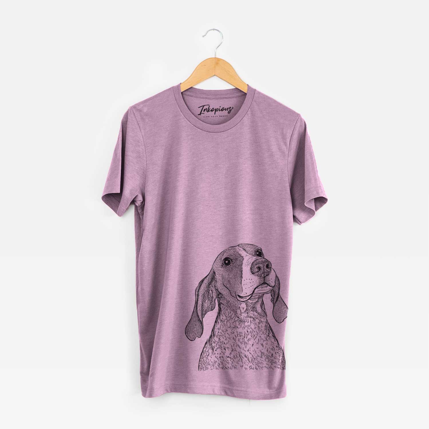 Bare Chester the Red Tick Coonhound - Unisex Crewneck