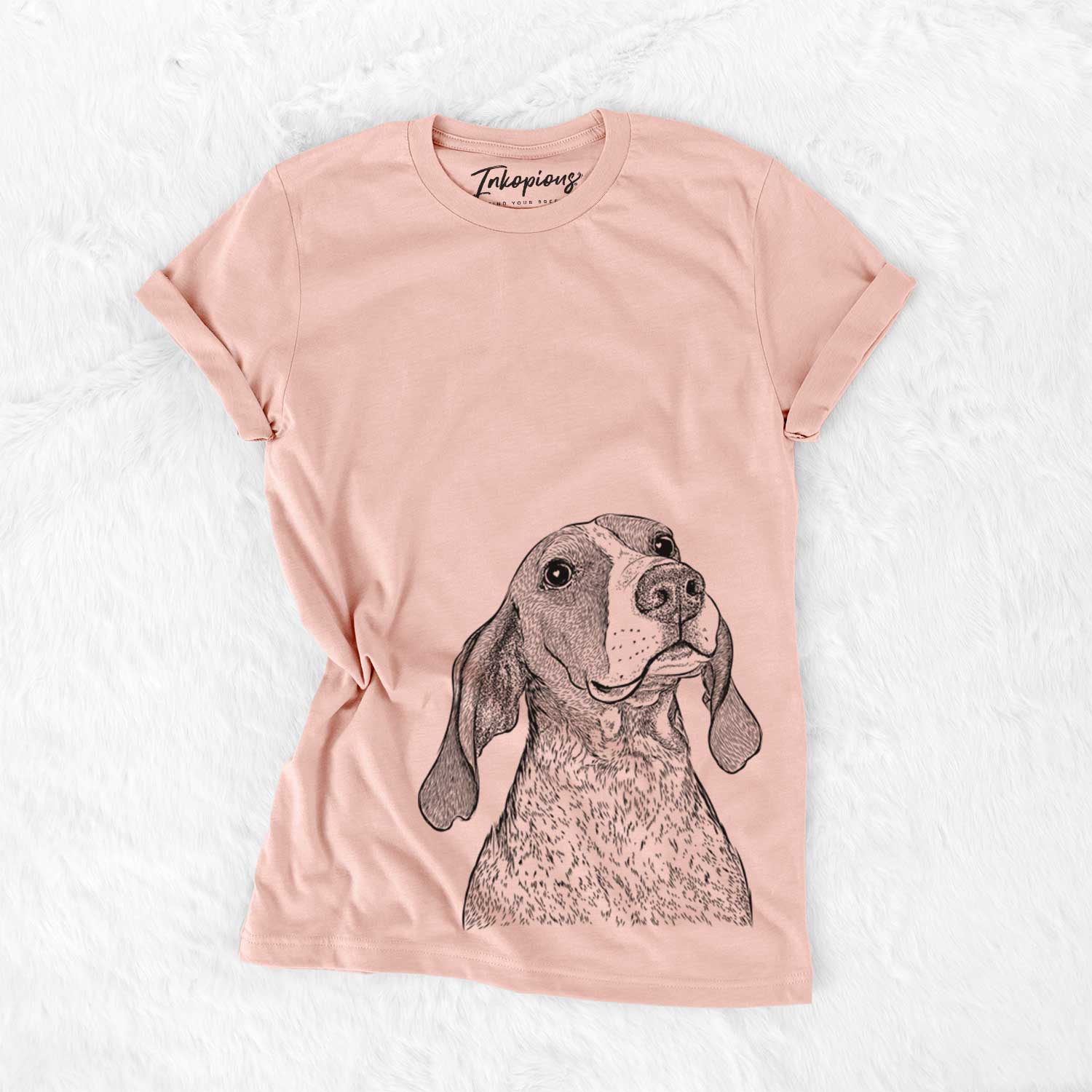 Chester the Red Tick Coonhound - Bella Canvas Unisex Crewneck