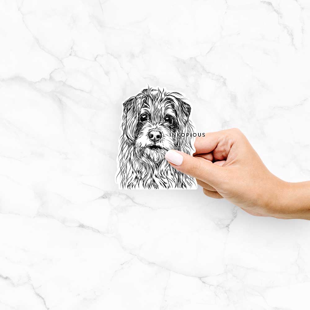 Chester the Terrier Mix - Decal Sticker