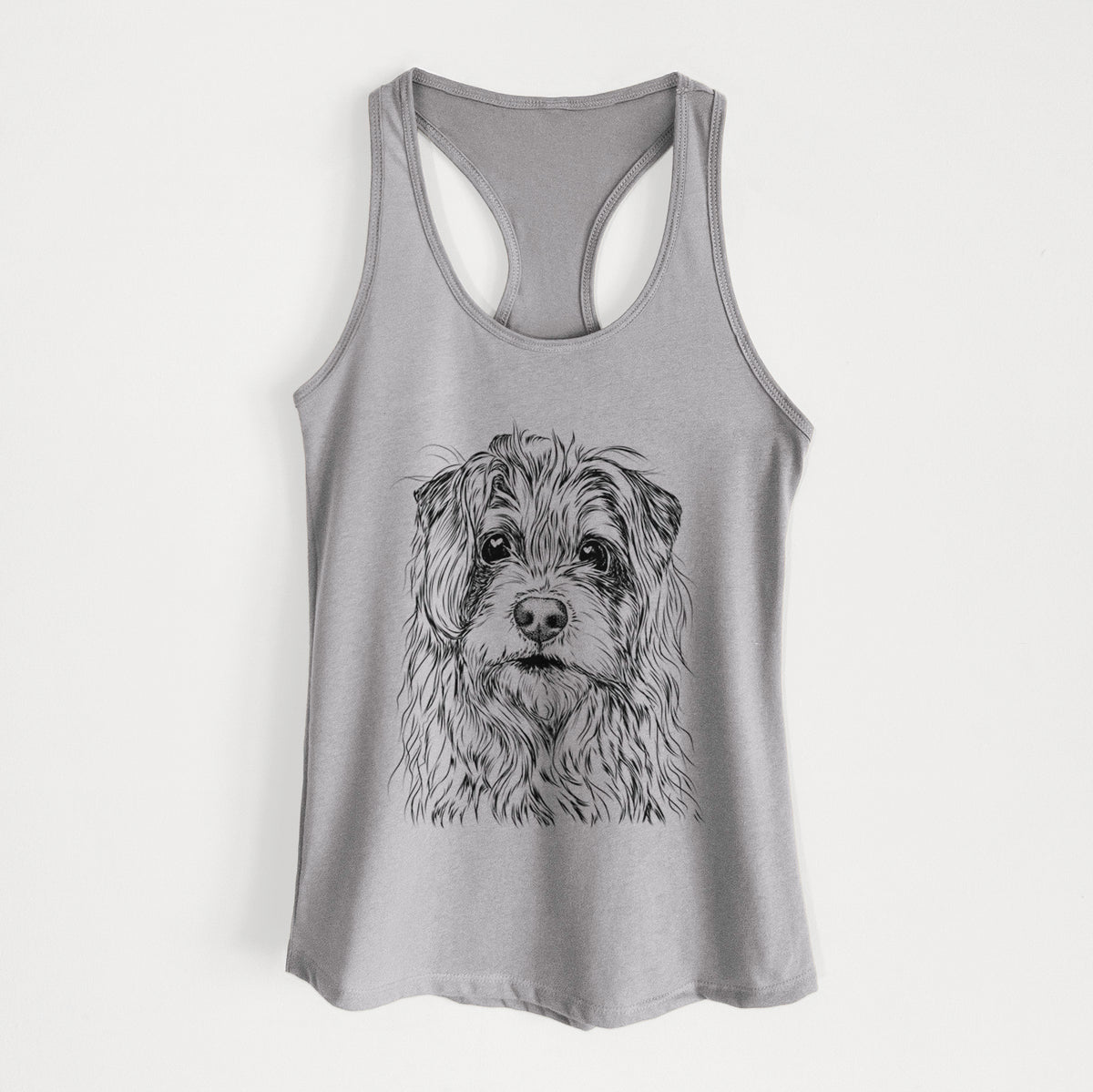 Chester the Terrier Mix - Women&#39;s Racerback Tanktop