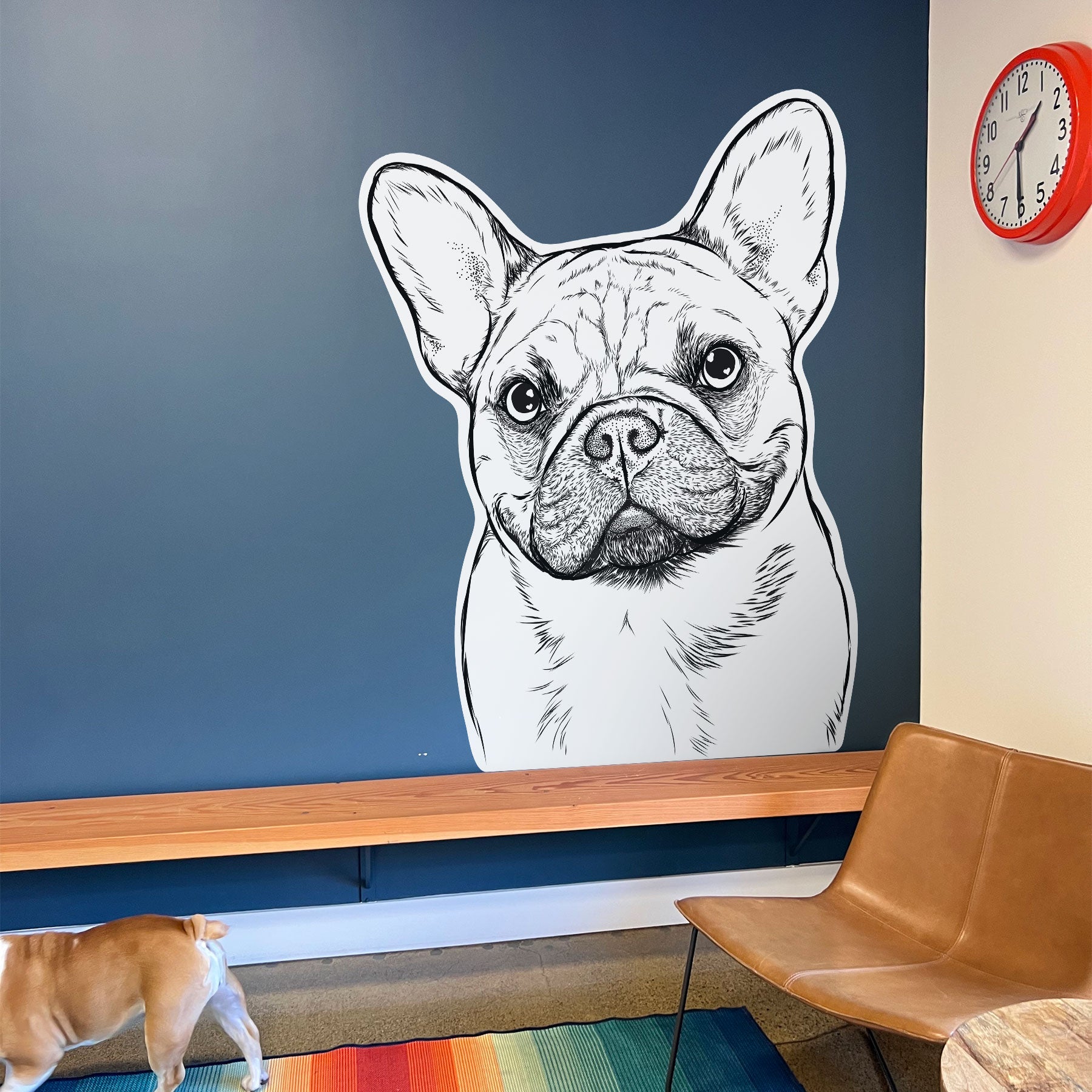 Chew Chew the French Bulldog - Wall Decal