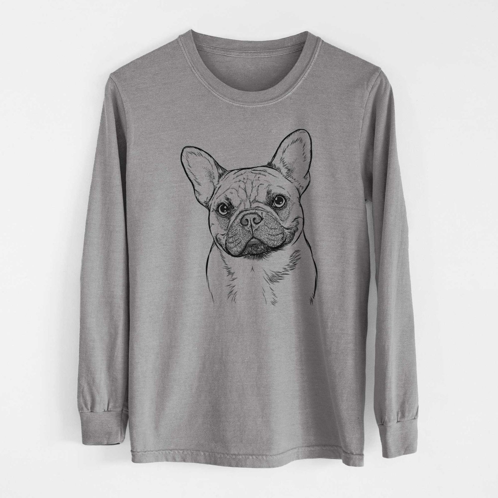 Bare Chew Chew the French Bulldog - Heavyweight 100% Cotton Long Sleeve