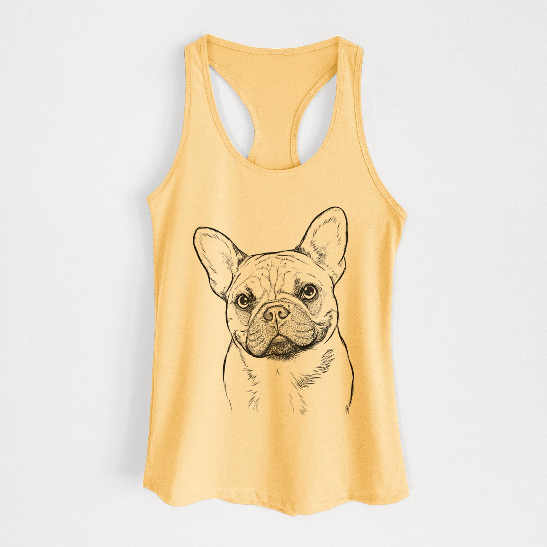 Chew Chew the French Bulldog - Women's Racerback Tanktop