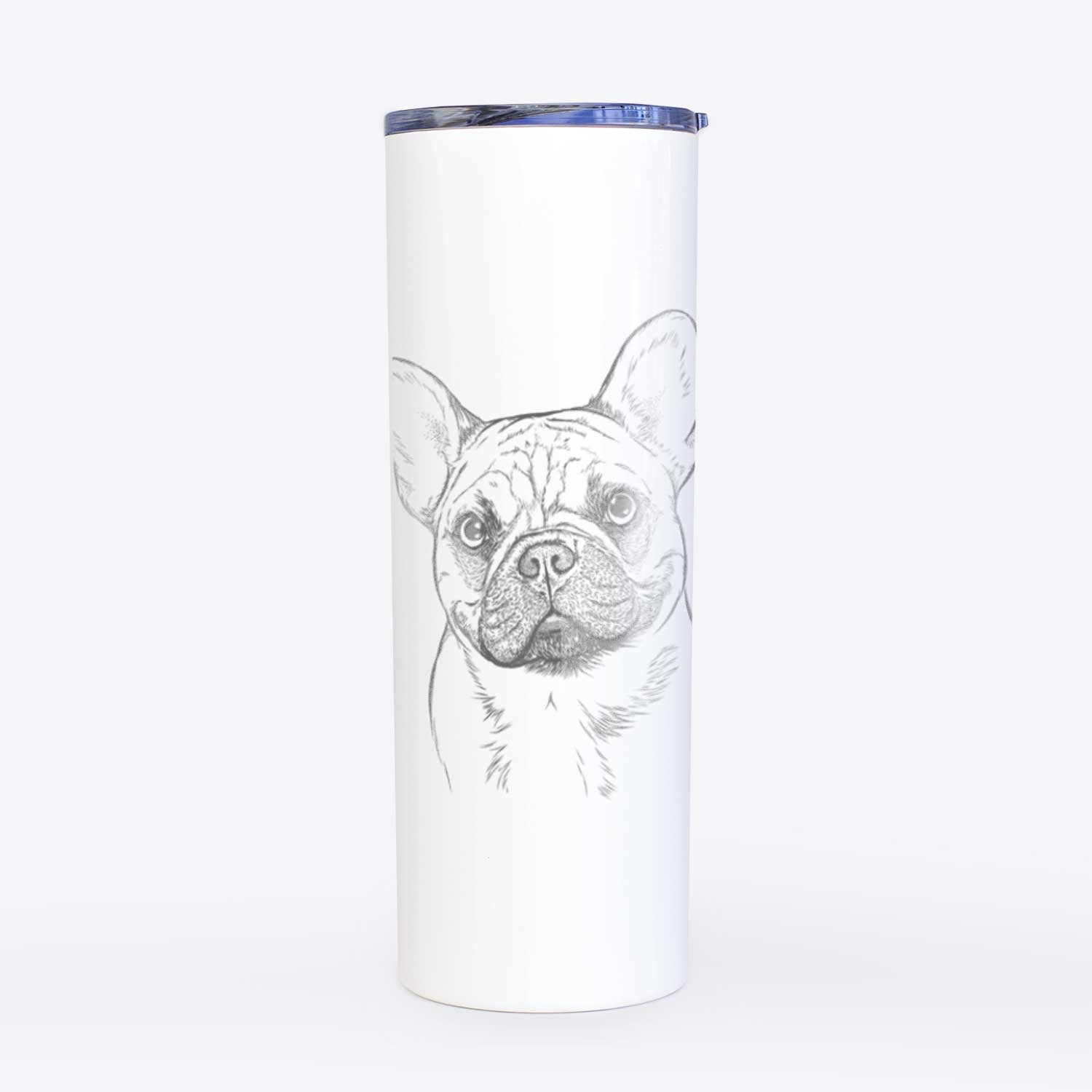 Chew Chew the French Bulldog - 20oz Skinny Tumbler