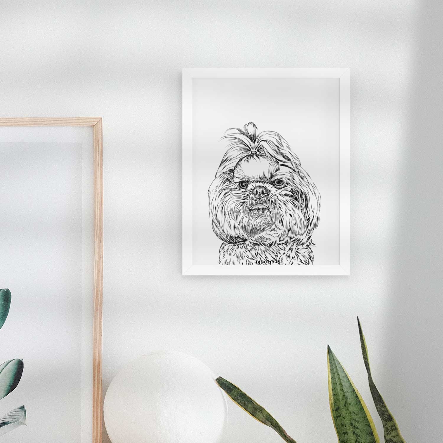 Chewie the Shih Tzu Art Print