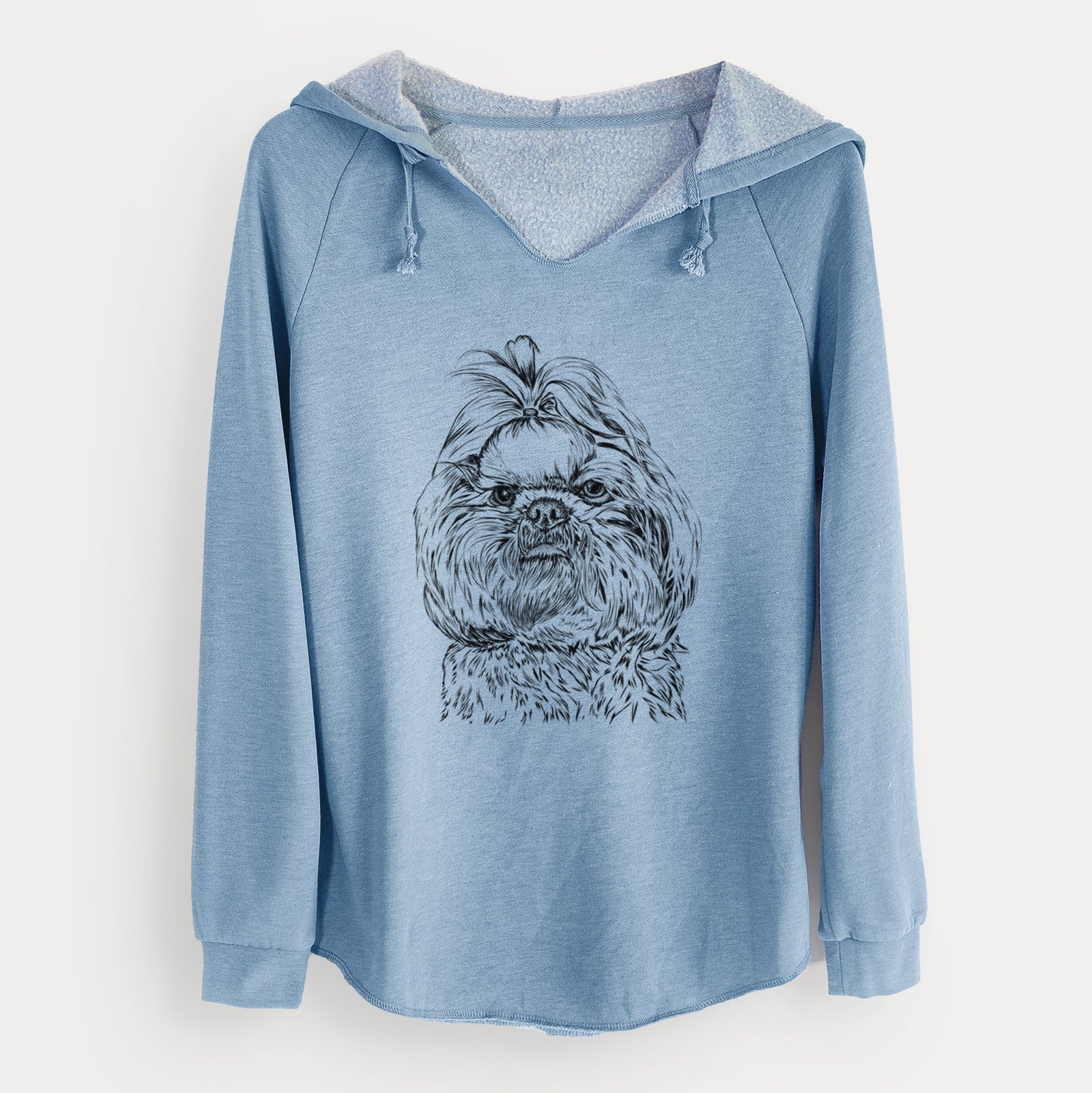 Bare Chewie the Shih Tzu - Cali Wave Hooded Sweatshirt