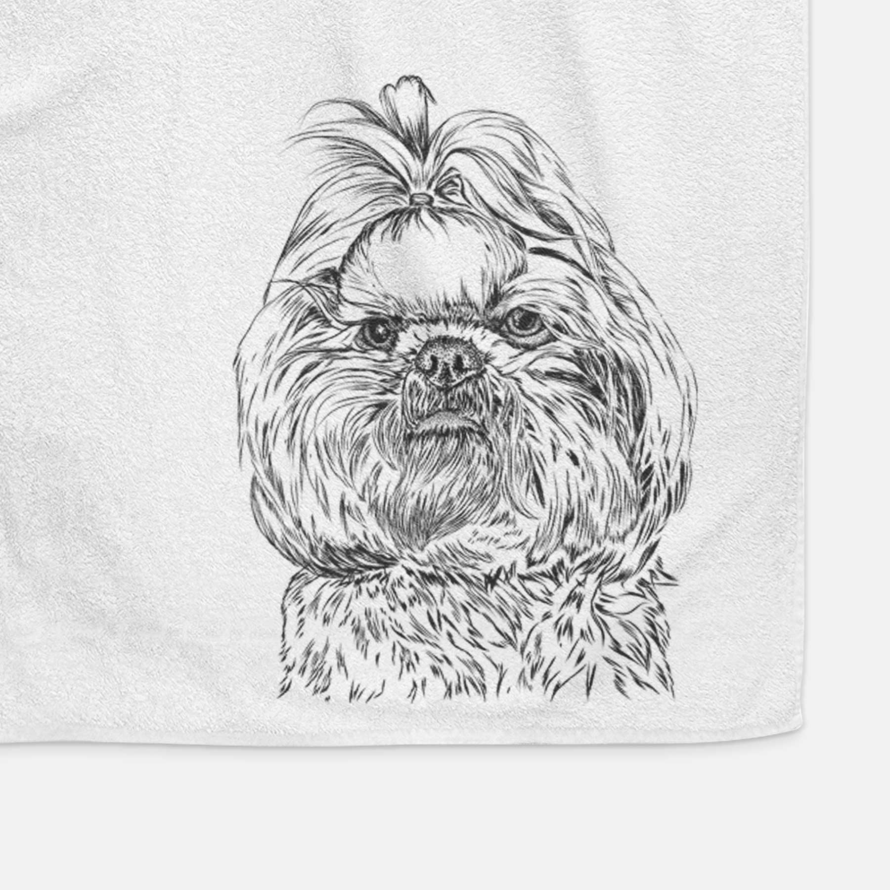 Chewie the Shih Tzu Decorative Hand Towel