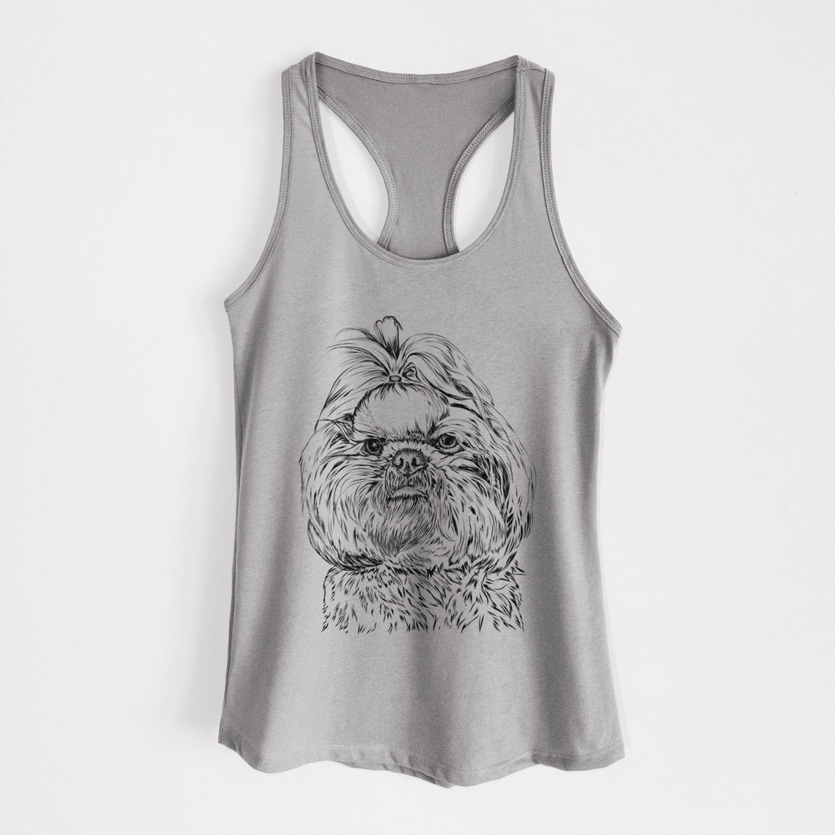 Chewie the Shih Tzu - Women&#39;s Racerback Tanktop