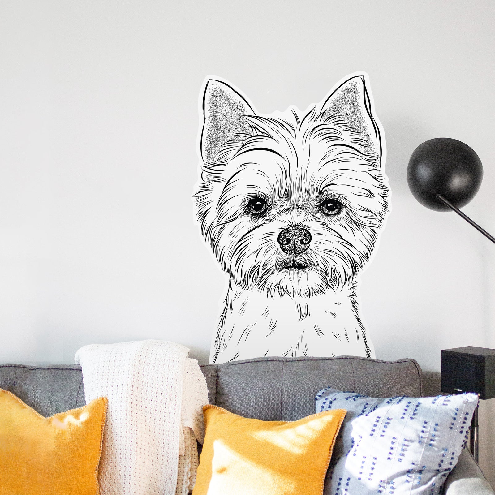 Chewie the Yorkshire Terrier - Wall Decal