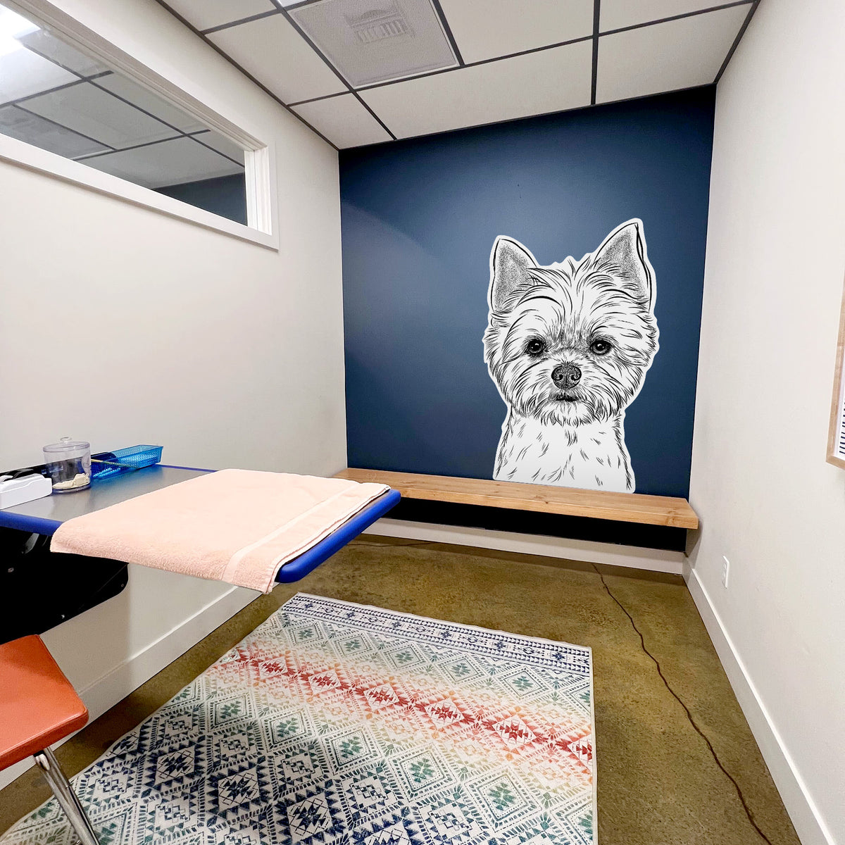 Chewie the Yorkshire Terrier - Wall Decal