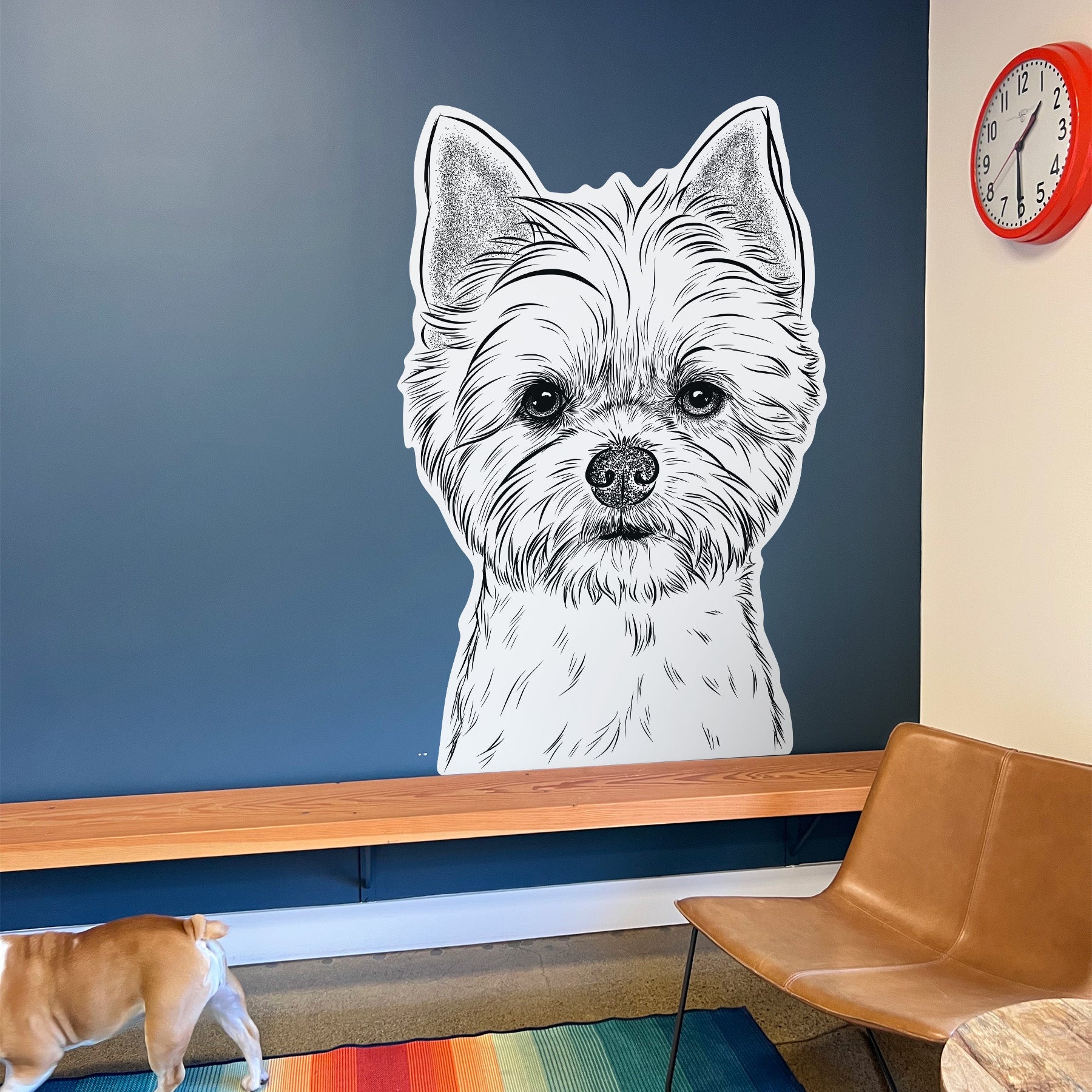 Chewie the Yorkshire Terrier - Wall Decal