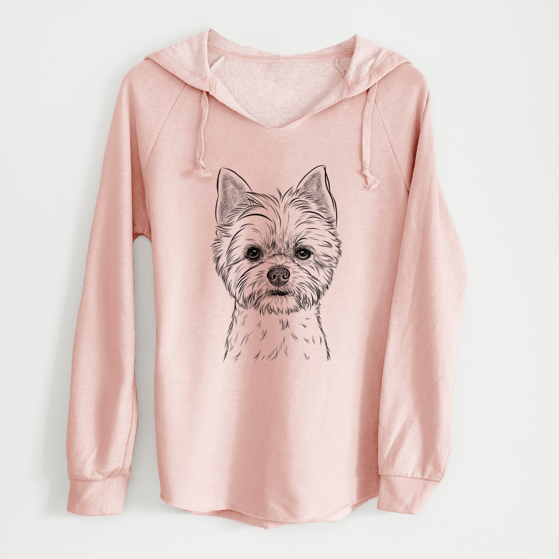 Bare Chewy the Yorkshire Terrier - Cali Wave Hooded Sweatshirt