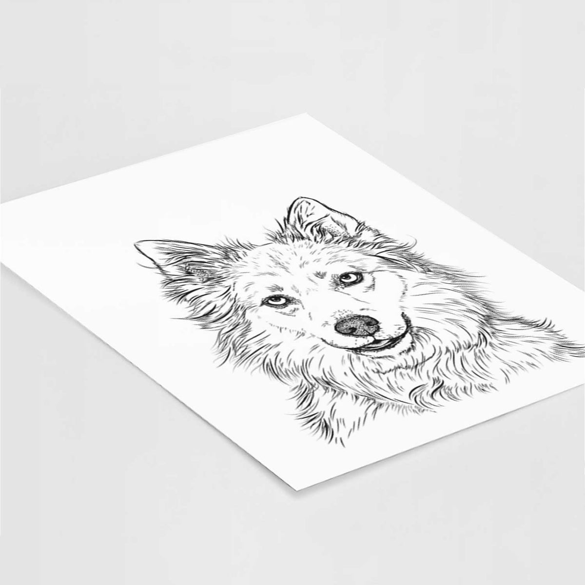 Chia the Samoyed Husky Mix Art Print