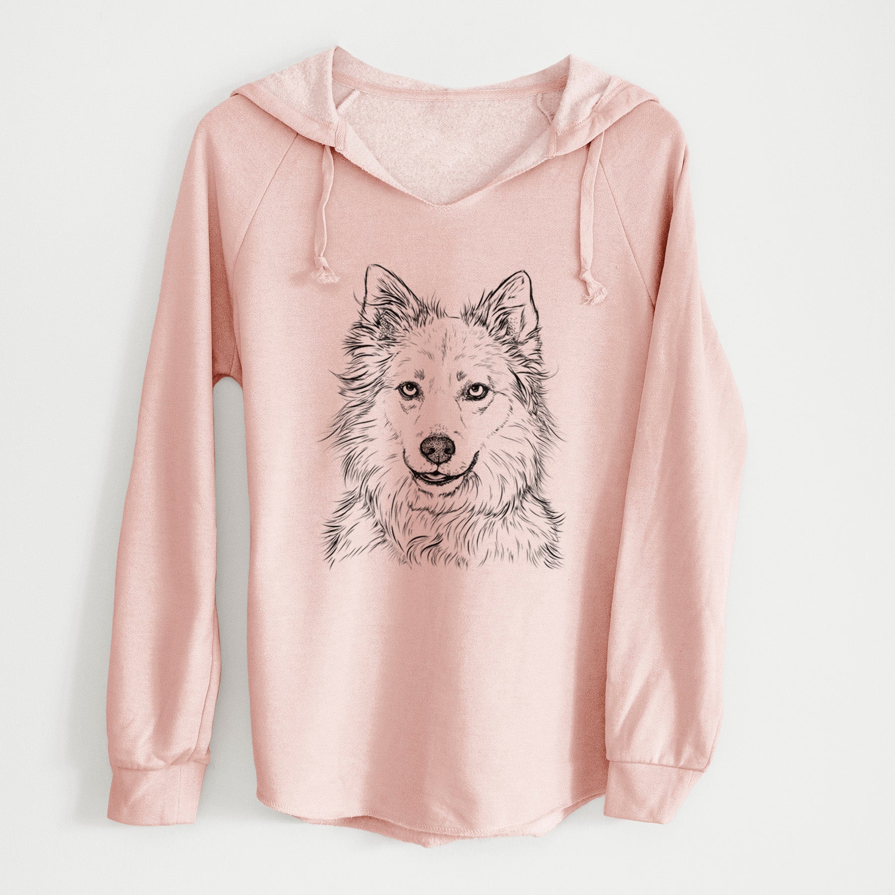 Bare Chia the Samoyed Husky Mix - Cali Wave Hooded Sweatshirt