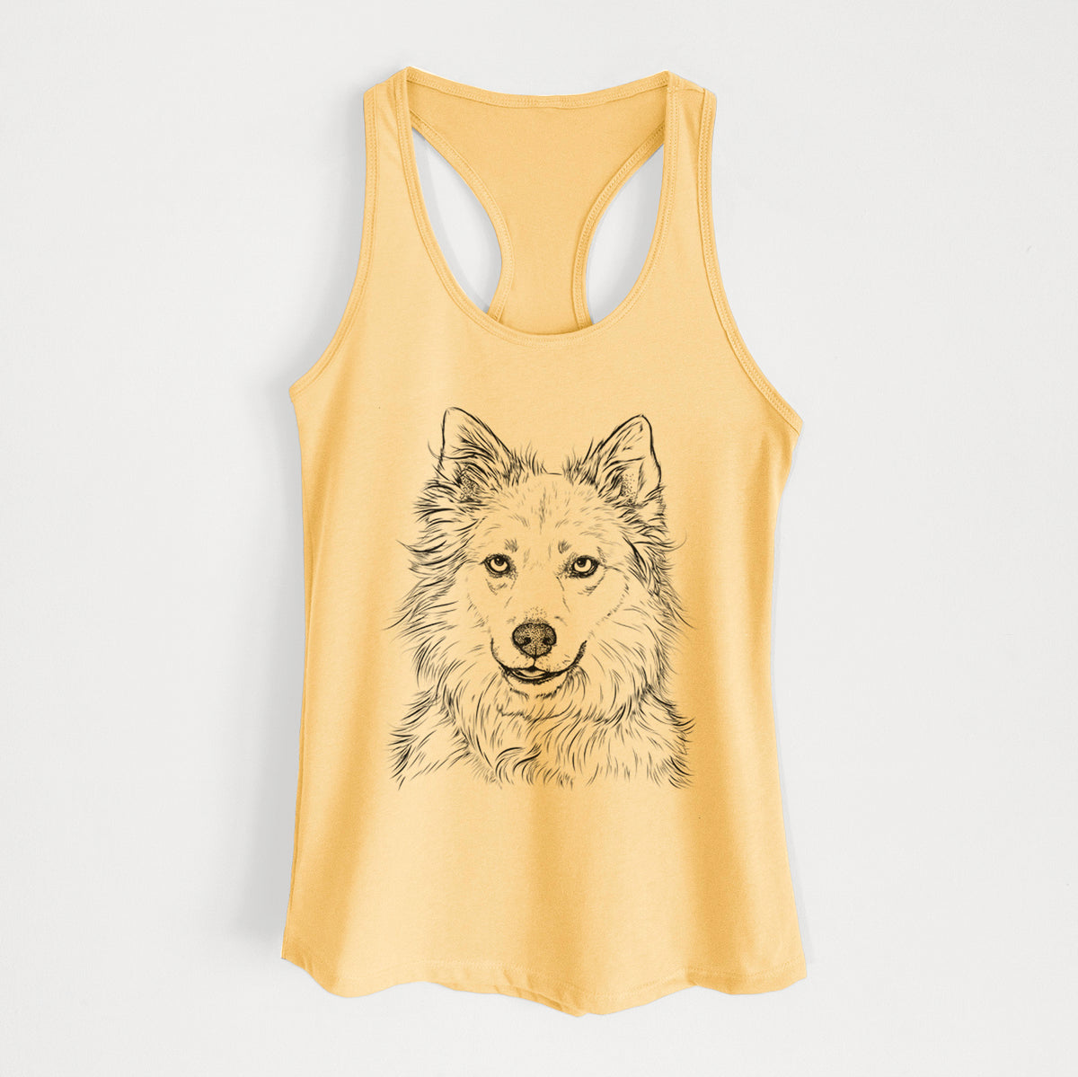 Chia the Samoyed Husky Mix - Women's Racerback Tanktop