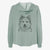 Chia the Samoyed Husky Mix - Women's Cali Wave Zip-Up Sweatshirt