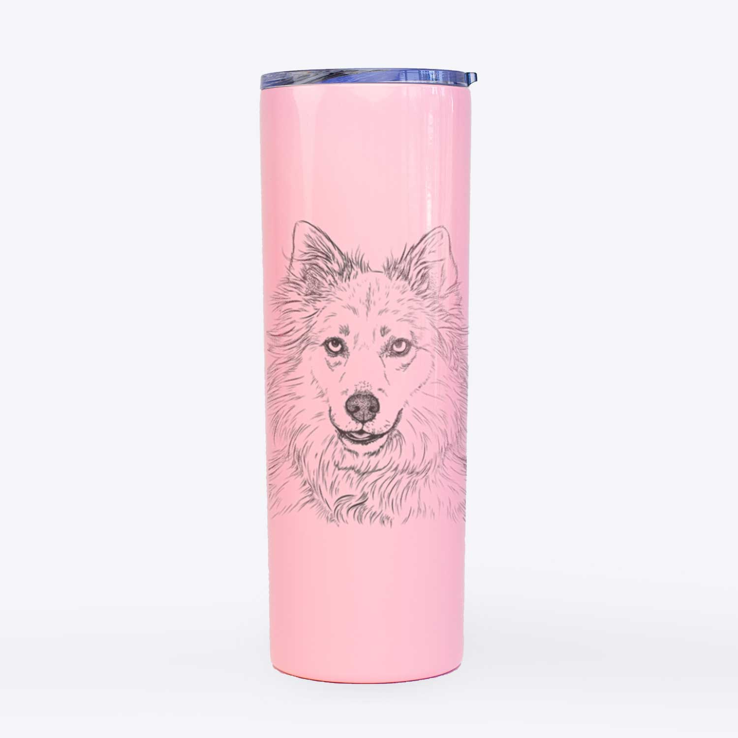 Chia the Samoyed Husky Mix - 20oz Skinny Tumbler