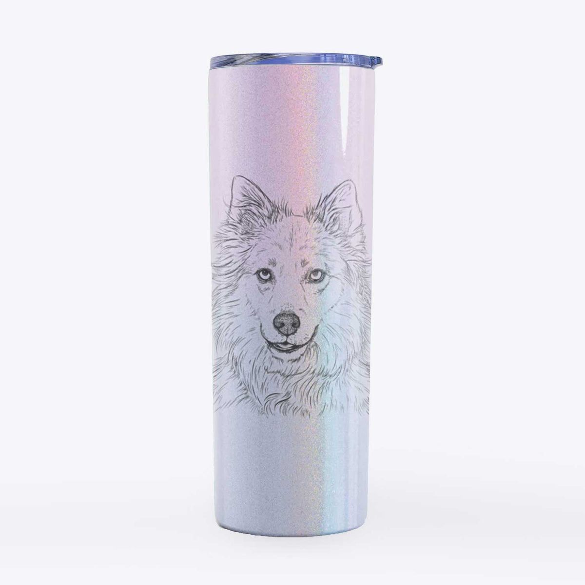 Chia the Samoyed Husky Mix - 20oz Skinny Tumbler