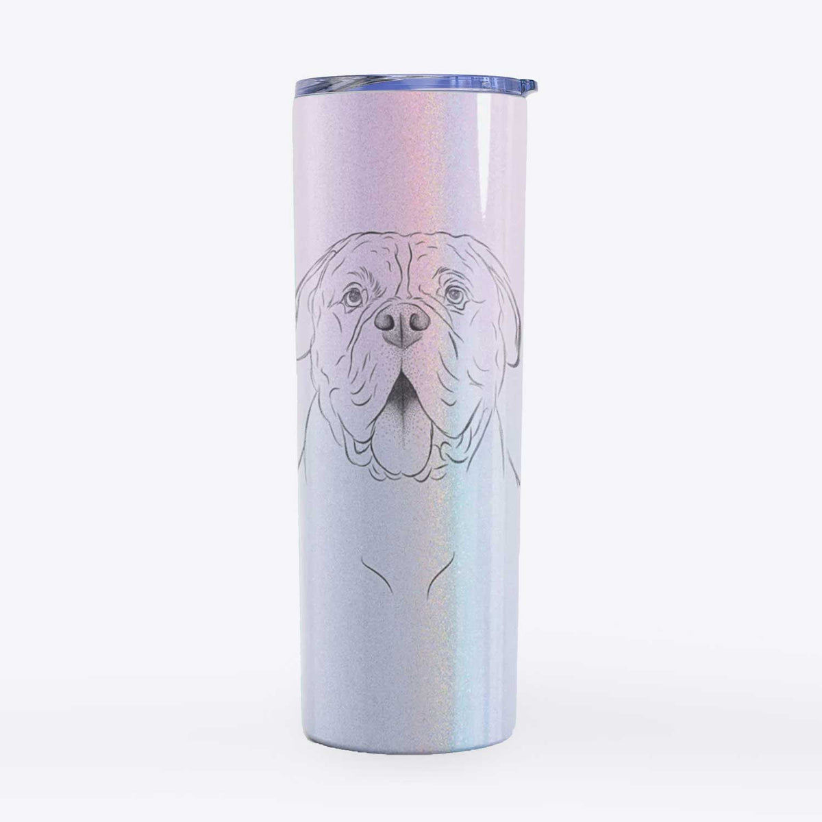 Chief the Boxer Bulldog Mix - 20oz Skinny Tumbler