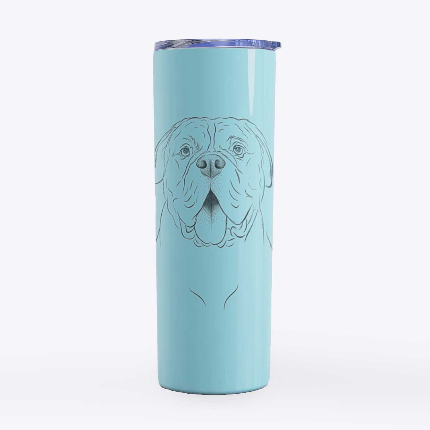 Chief the Boxer Bulldog Mix - 20oz Skinny Tumbler