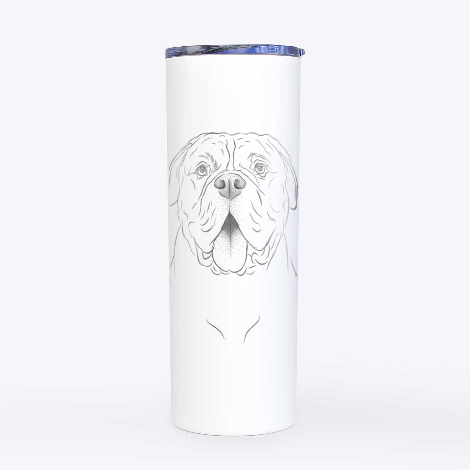 Chief the Boxer Bulldog Mix - 20oz Skinny Tumbler