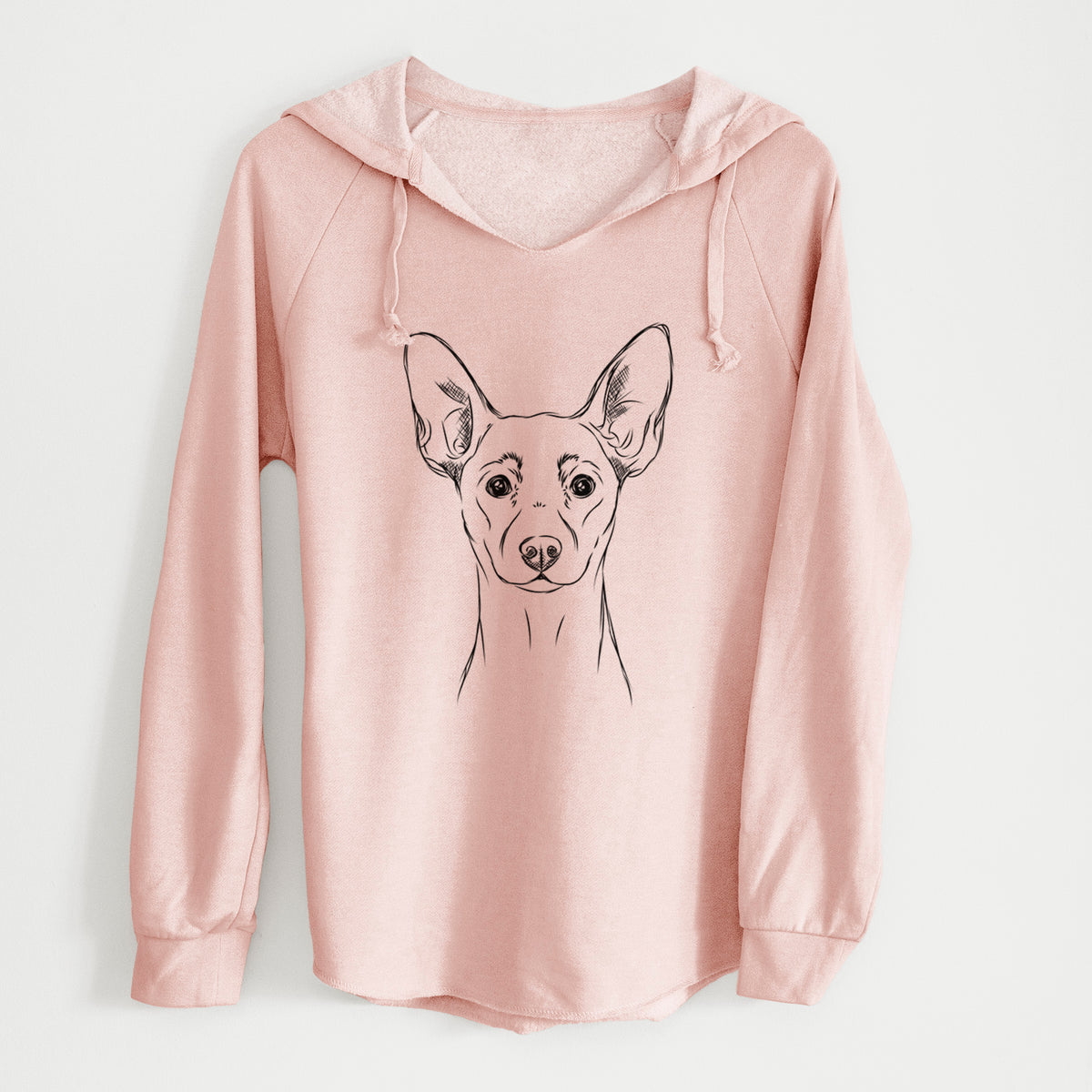 Bare Chillie the Mini Pinscher - Cali Wave Hooded Sweatshirt