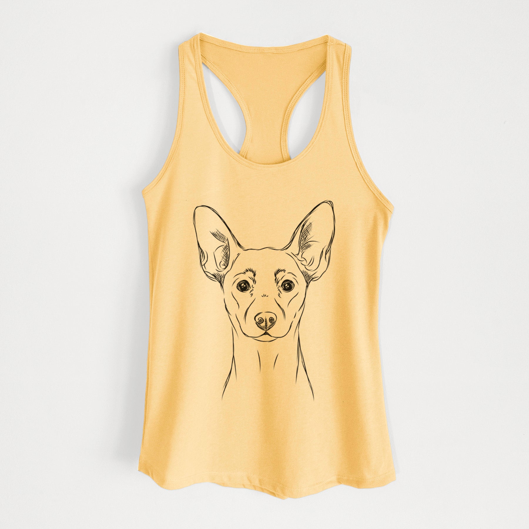 Chillie the Mini Pinscher - Women's Racerback Tanktop