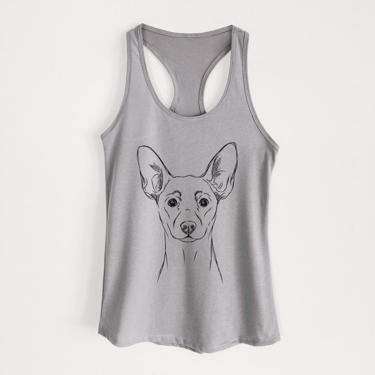 Chillie the Mini Pinscher - Women&#39;s Racerback Tanktop