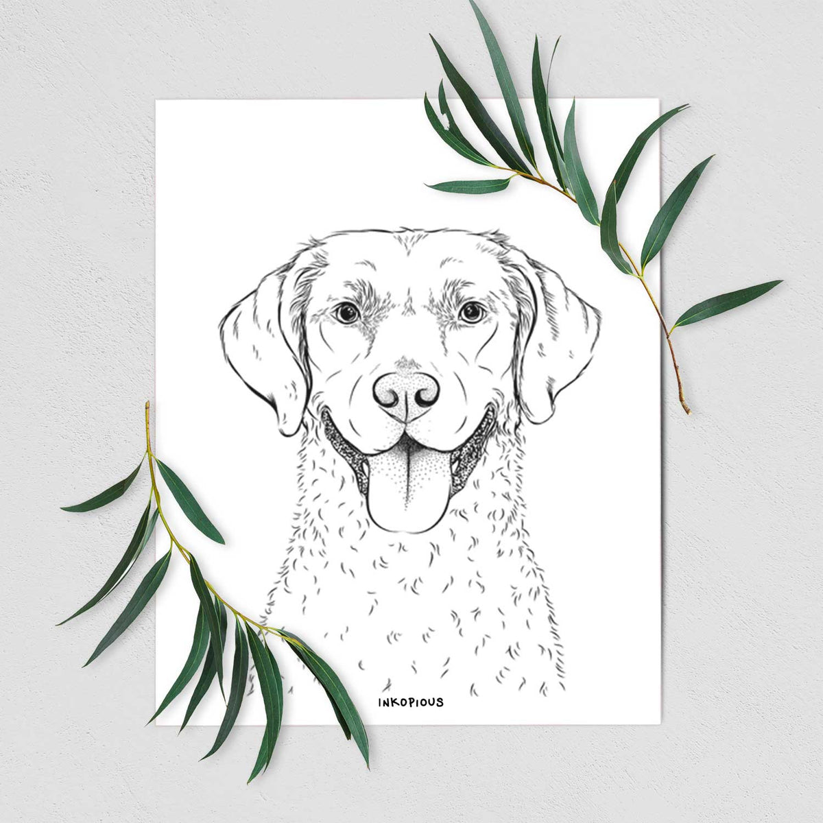 Chip the Chesapeake Bay Retriever Art Print