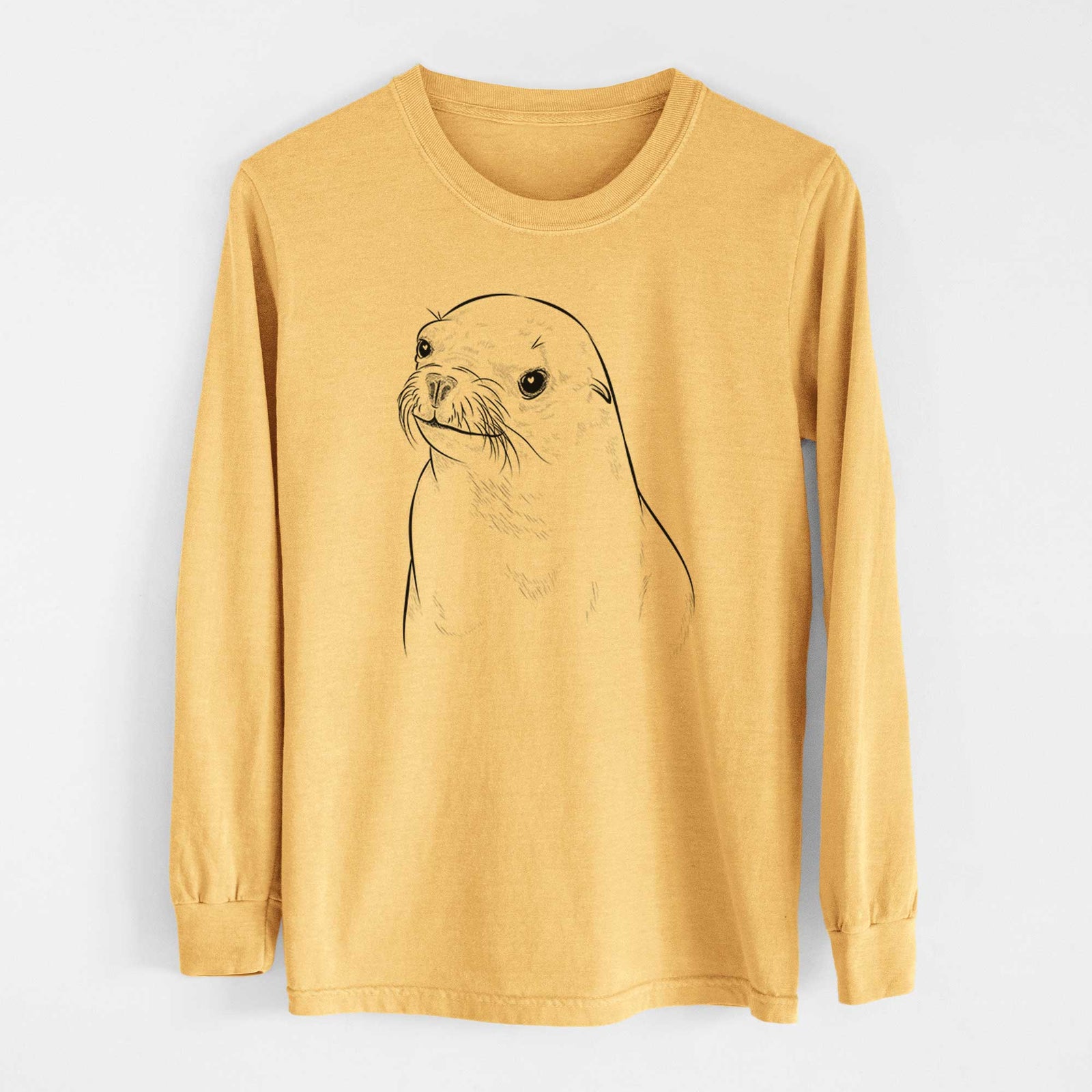 Bare Chip the California Sea Lion - Heavyweight 100% Cotton Long Sleeve