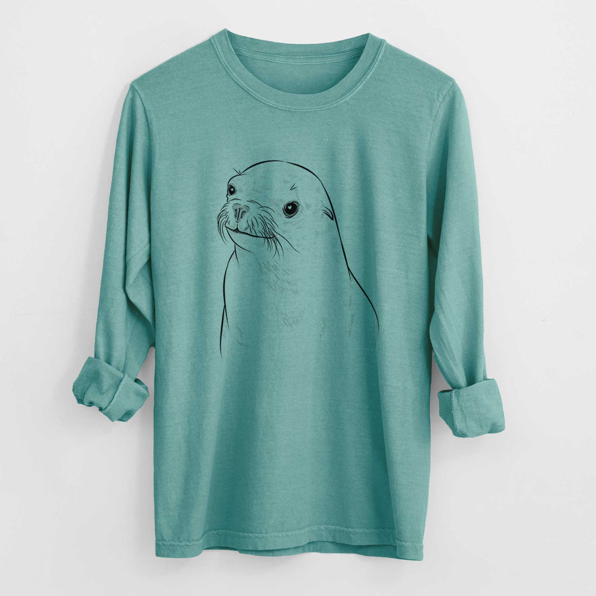 Bare Chip the California Sea Lion - Heavyweight 100% Cotton Long Sleeve