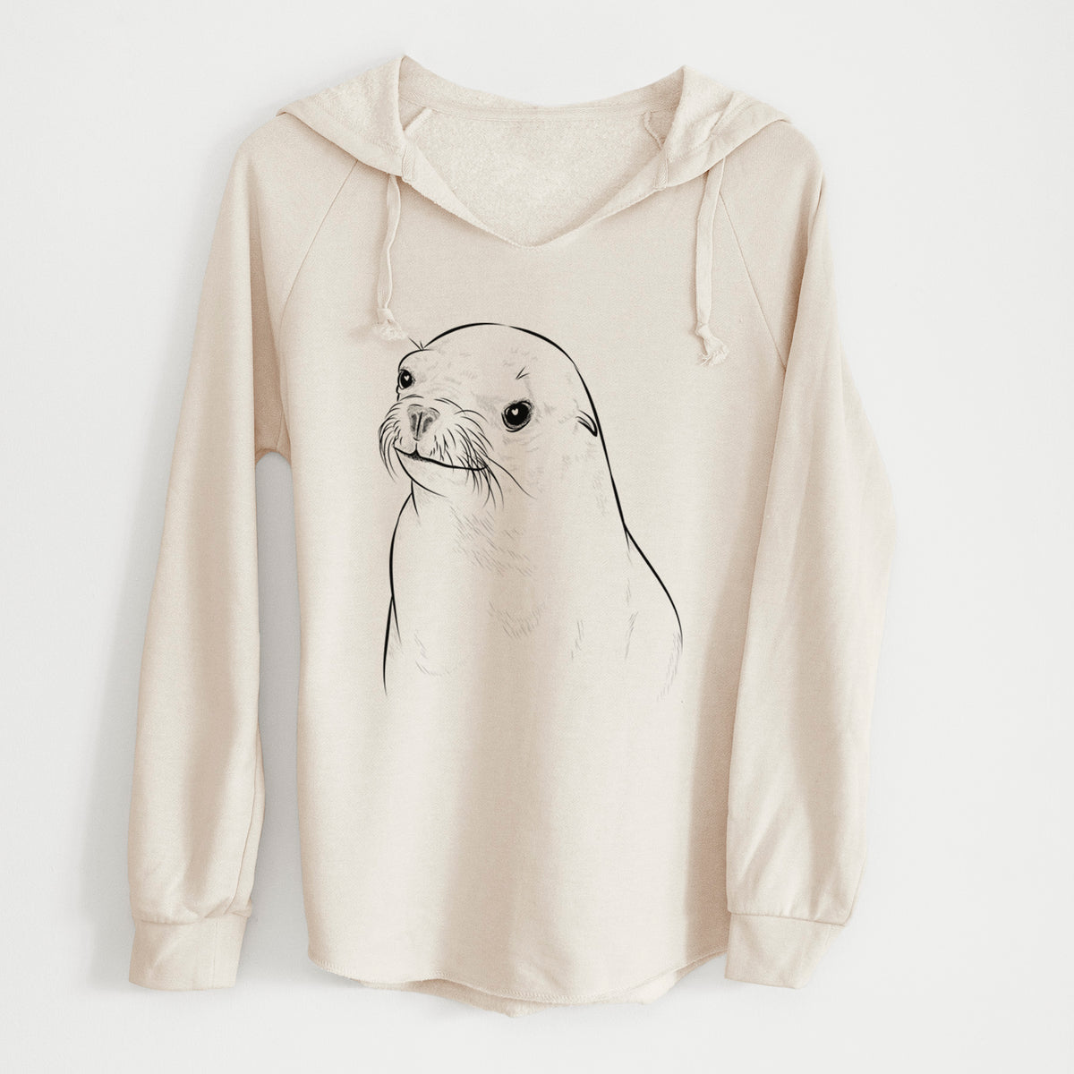Bare Chip the California Sea Lion - Cali Wave Hooded Sweatshirt