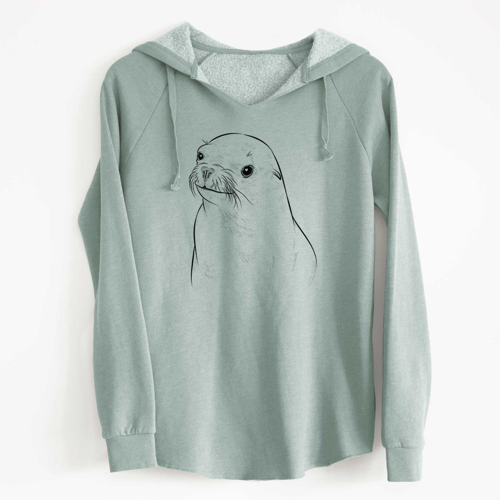 Bare Chip the California Sea Lion - Cali Wave Hooded Sweatshirt