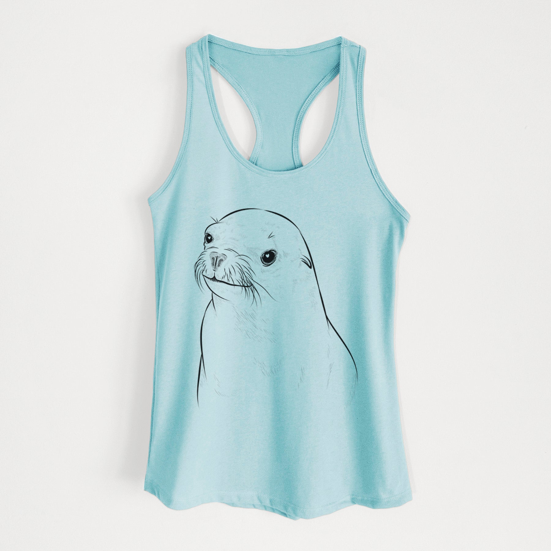 Chip the California Sea Lion - Women's Racerback Tanktop