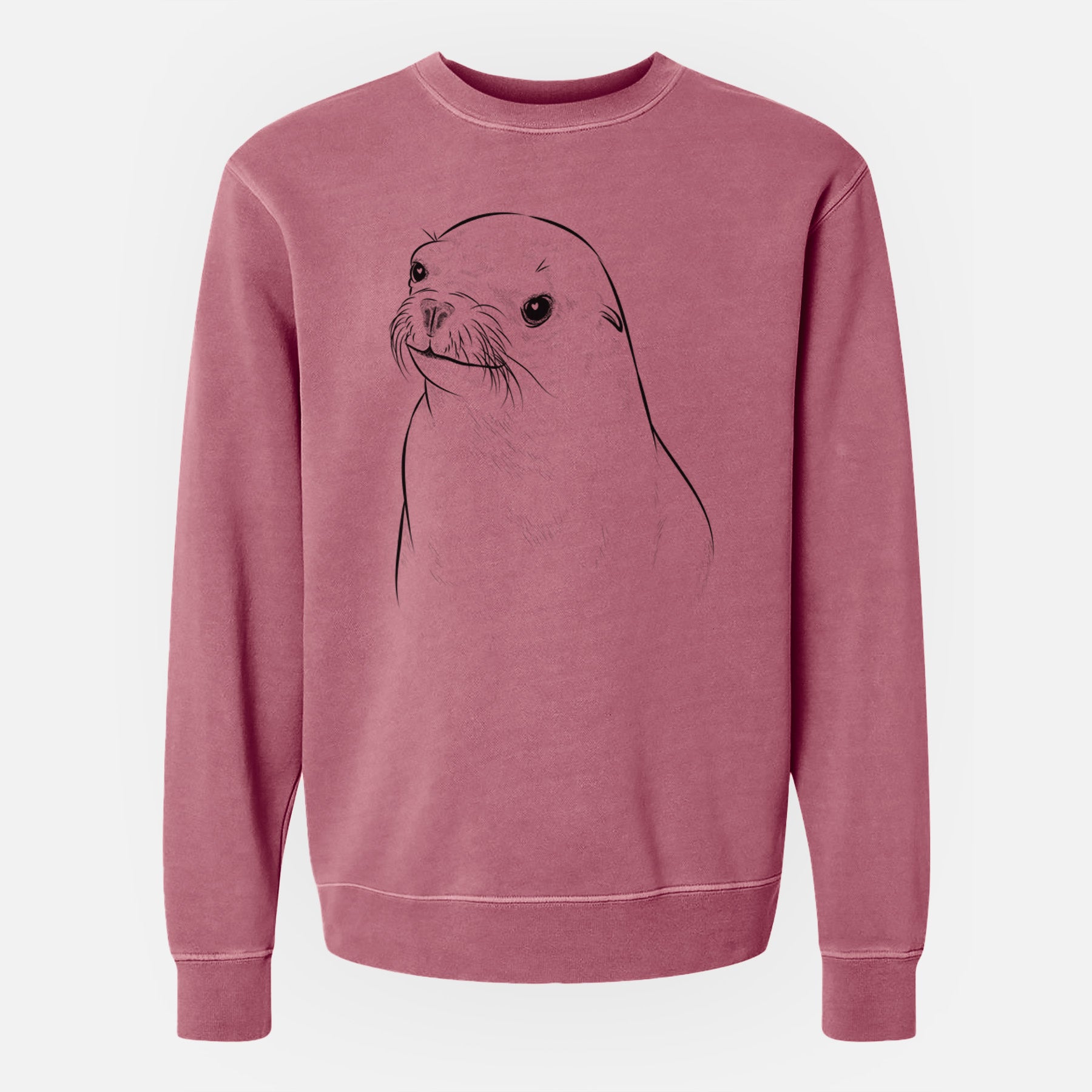 Bare Chip the California Sea Lion - Unisex Pigment Dyed Crew Sweatshirt