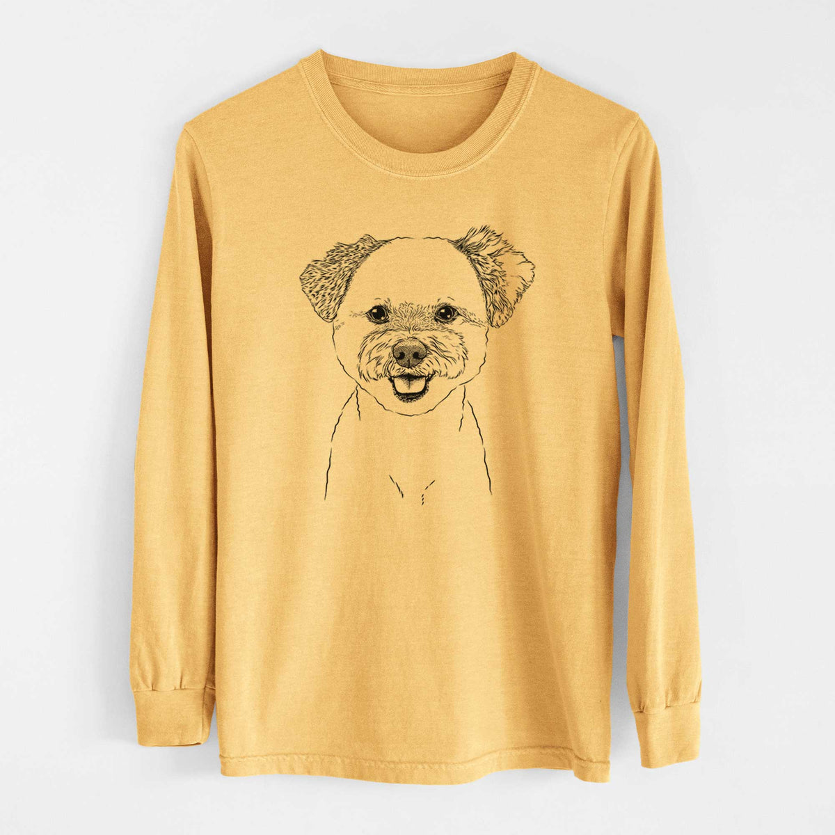 Bare Chippy the Mixed Breed - Heavyweight 100% Cotton Long Sleeve