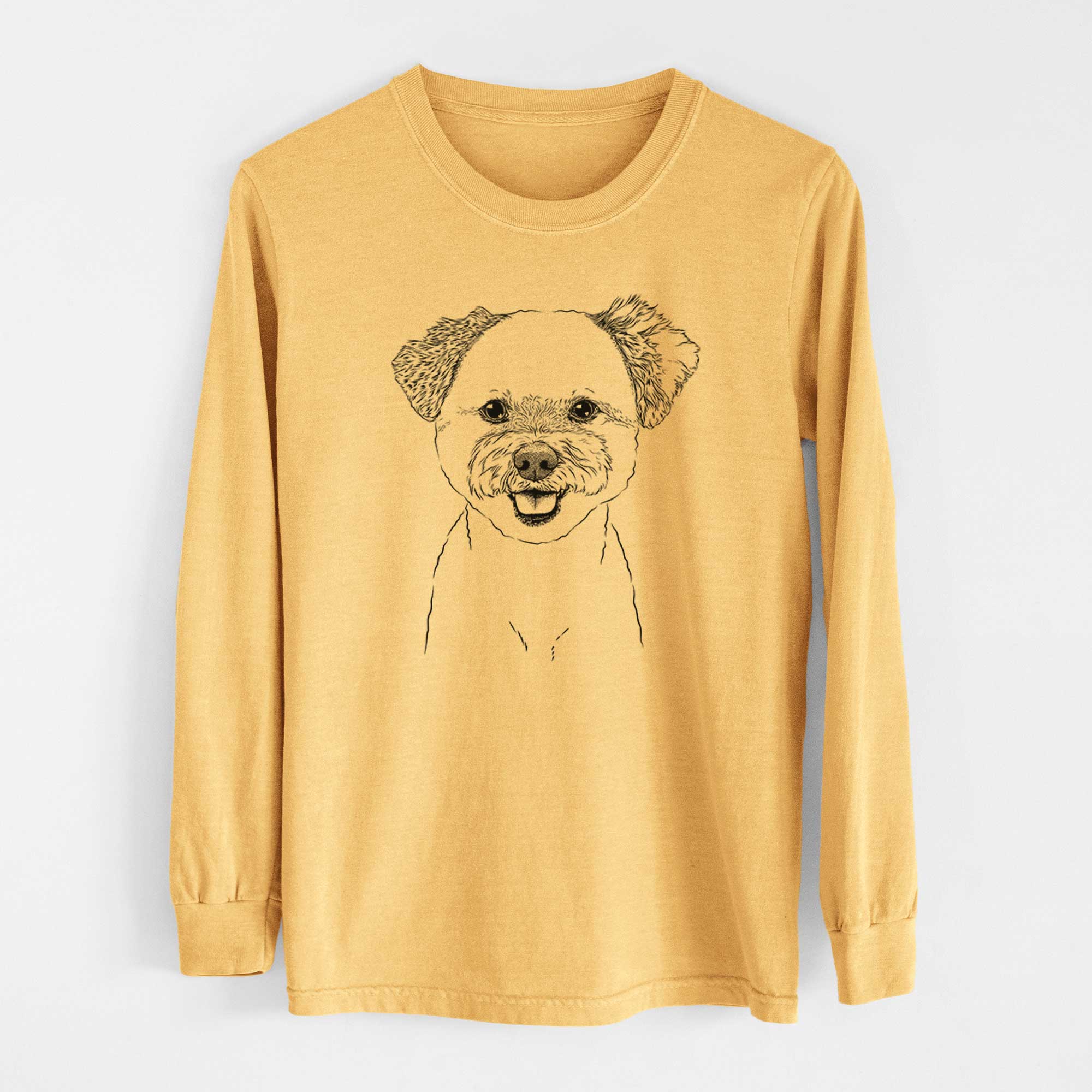 Bare Chippy the Mixed Breed - Heavyweight 100% Cotton Long Sleeve