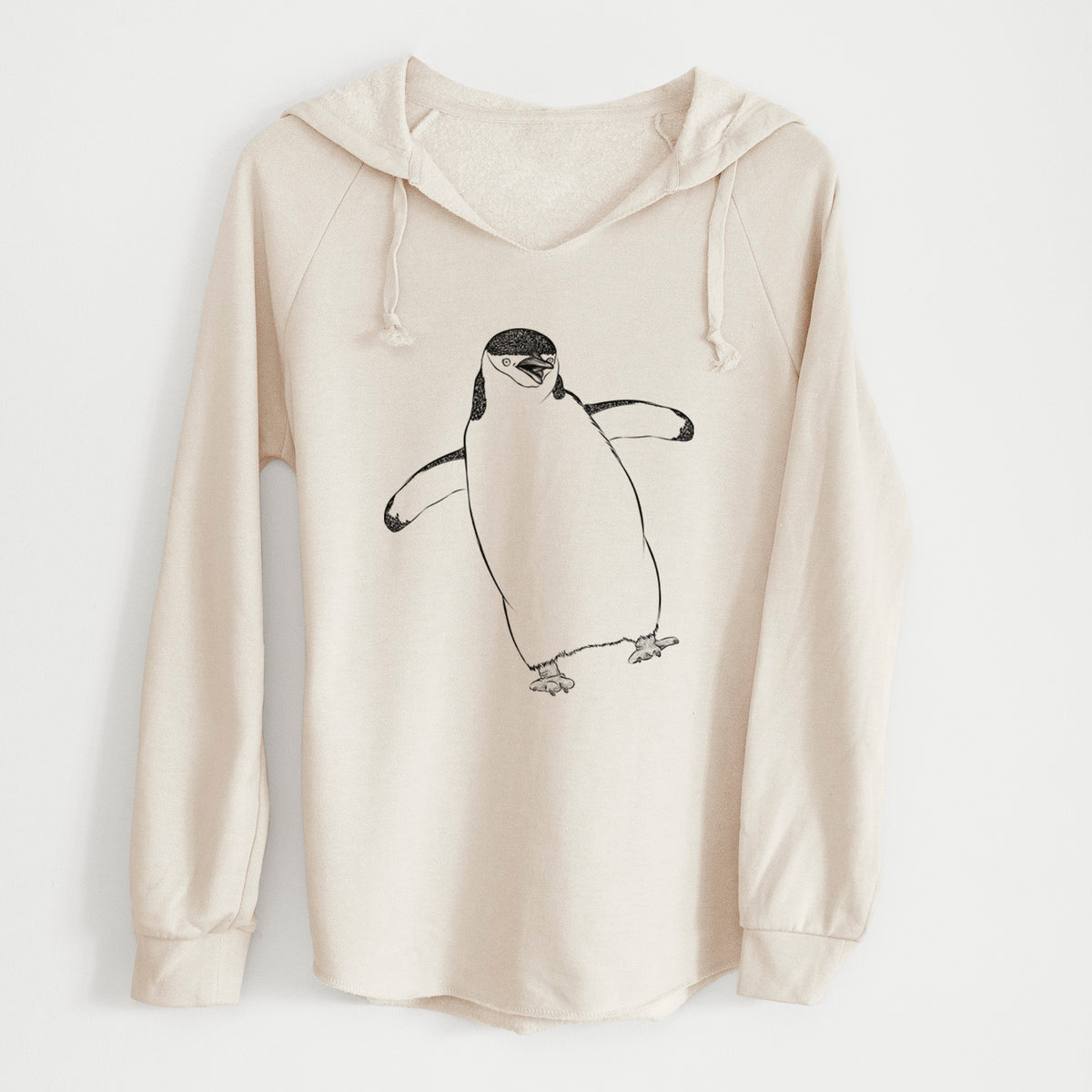 Bare Chive the Chinstrap Penguin - Cali Wave Hooded Sweatshirt