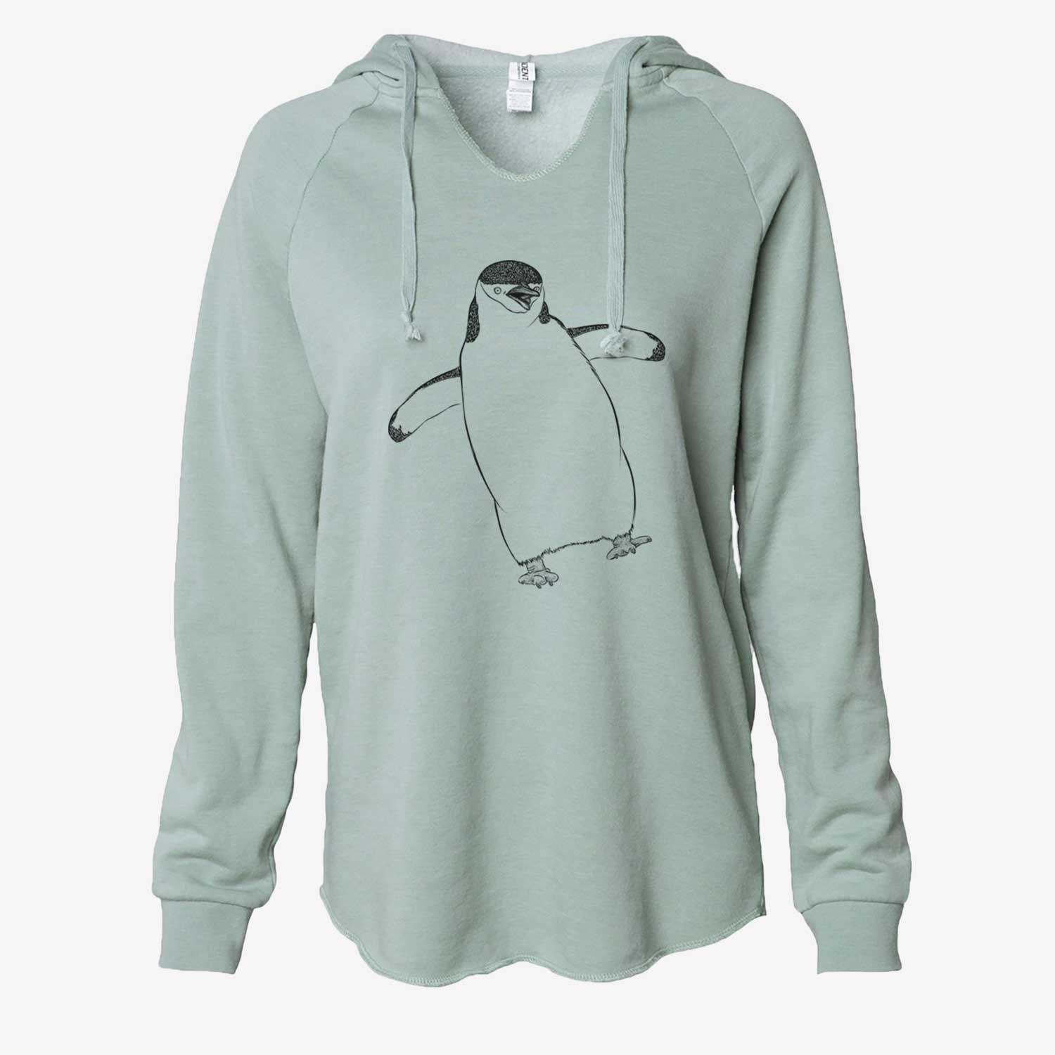 Chive the Chinstrap Penguin - Cali Wave Hooded Sweatshirt