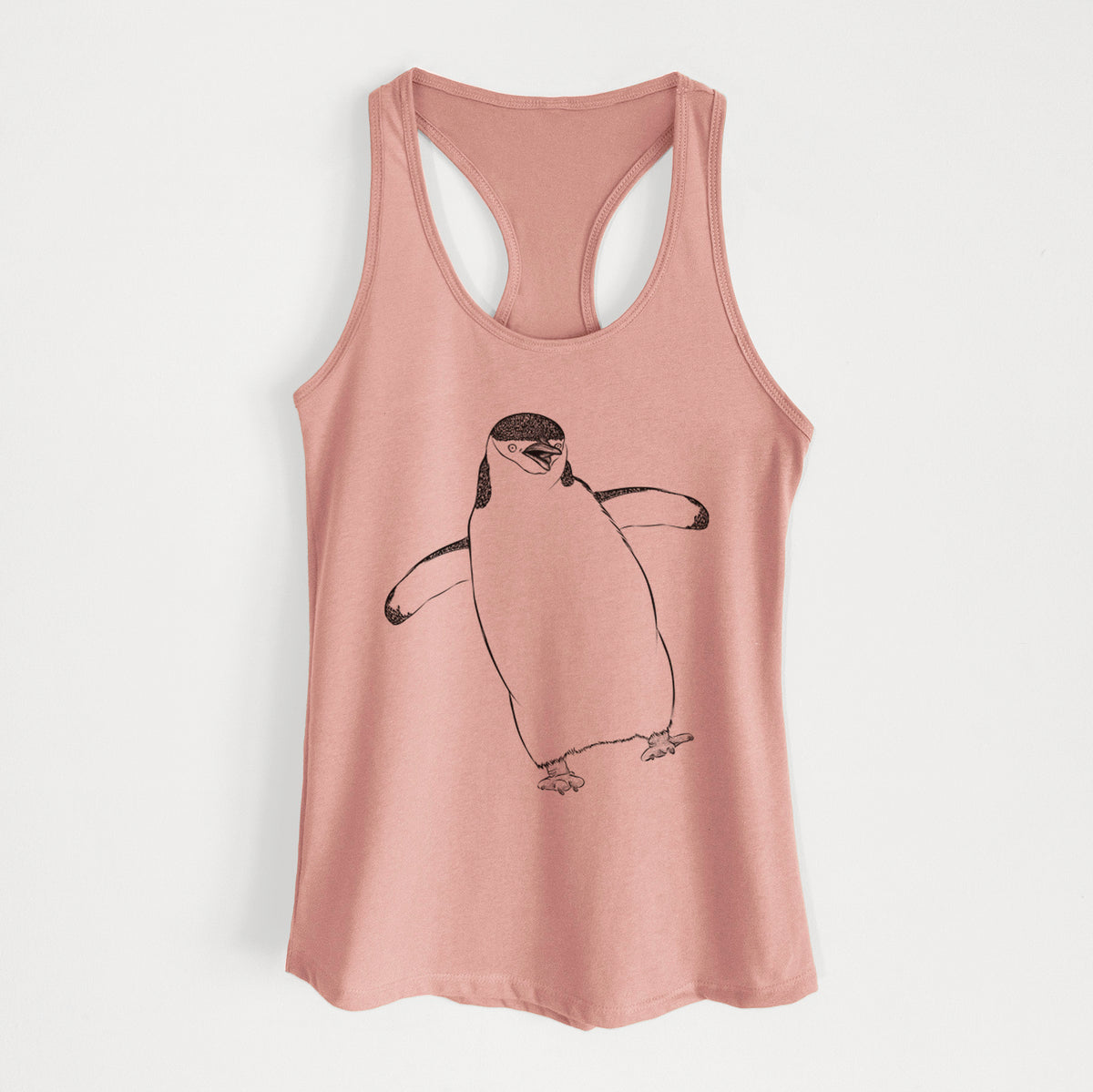 Chive the Chinstrap Penguin - Women's Racerback Tanktop