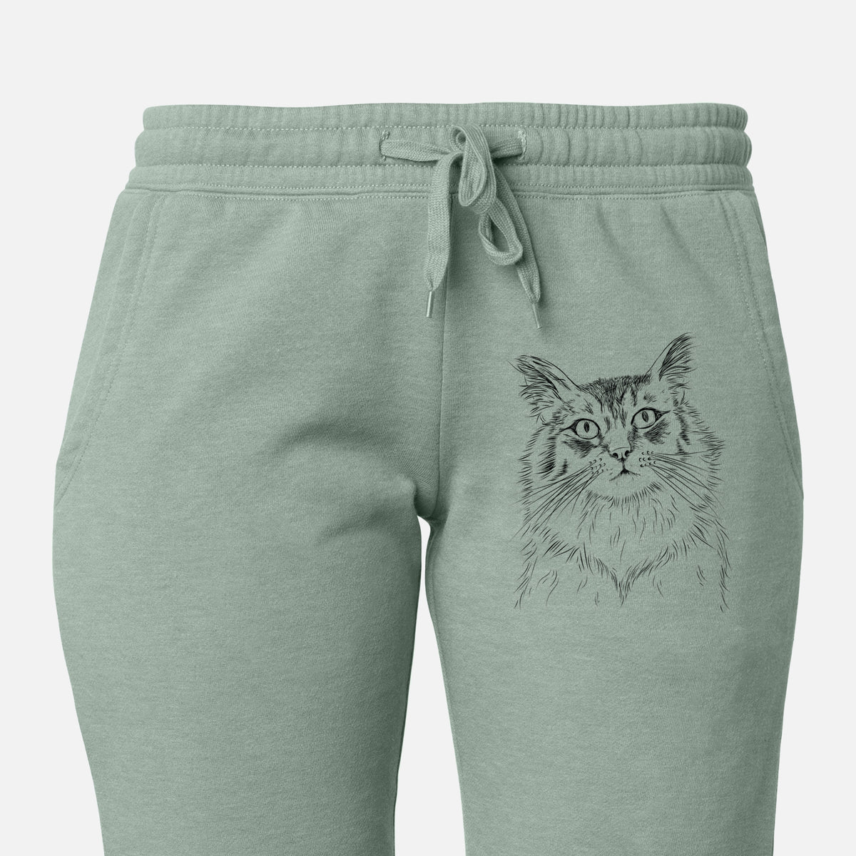 Chloe the Tabby Cat - Women&#39;s Cali Wave Joggers