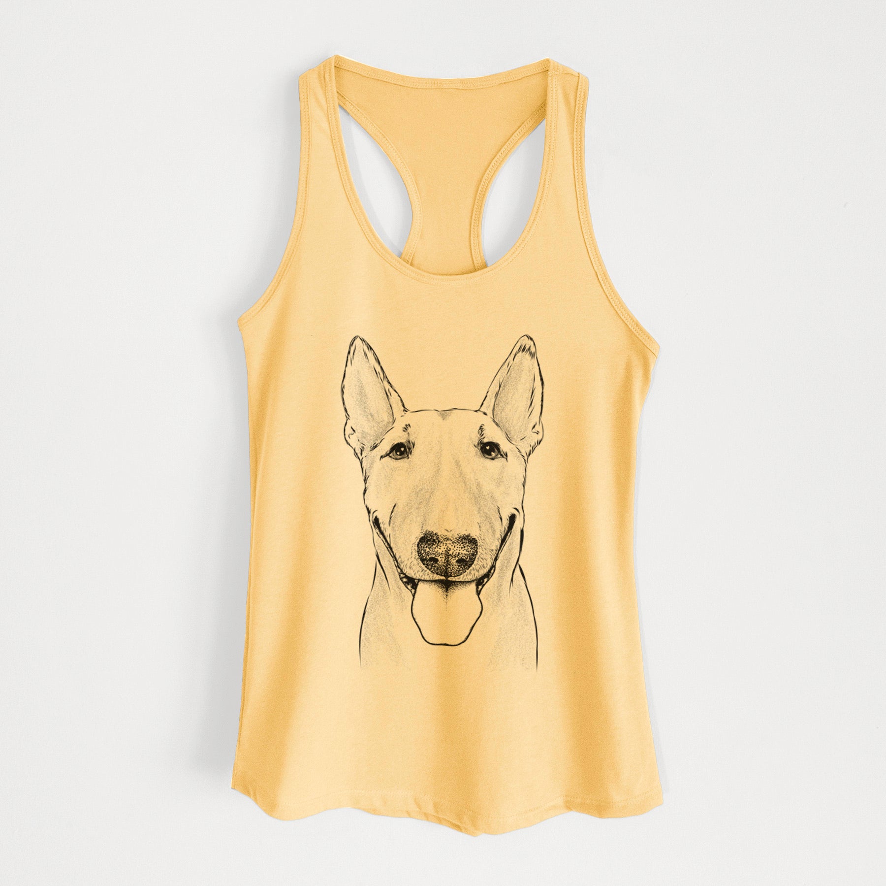 Chloe the Bull Terrier - Women's Racerback Tanktop