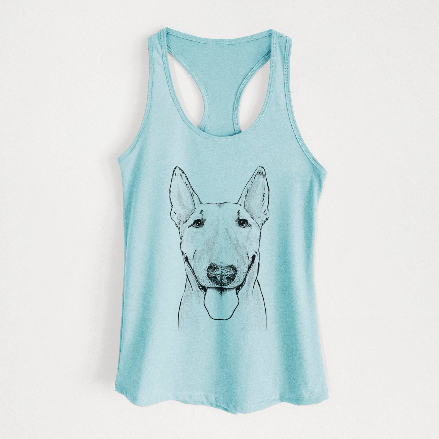 Chloe the Bull Terrier - Women's Racerback Tanktop