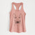 Chloe the Bull Terrier - Women's Racerback Tanktop