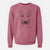 Bare Chloe the Bull Terrier - Unisex Pigment Dyed Crew Sweatshirt