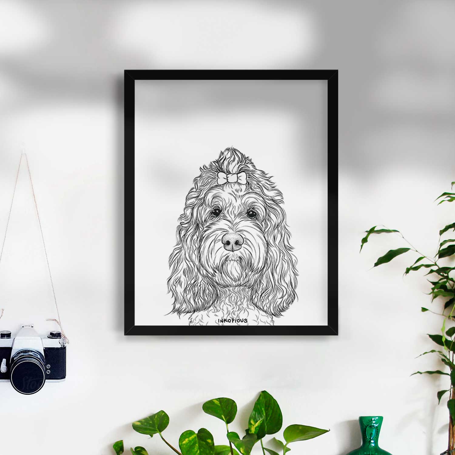 Chloe the Cockapoo Art Print