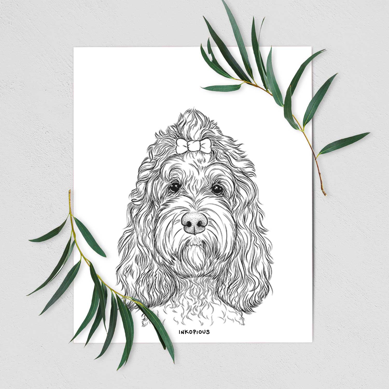 Chloe the Cockapoo Art Print