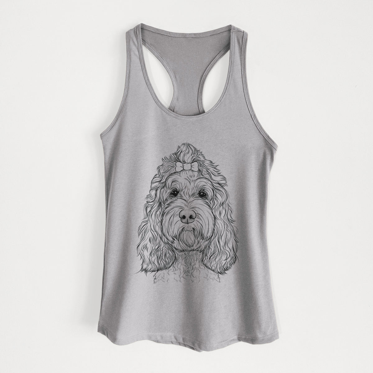 Chloe the Cockapoo - Women&#39;s Racerback Tanktop